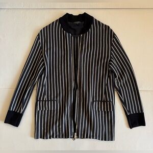 Rag & Bone Pinstripe Zip-up Jacket (Size S)